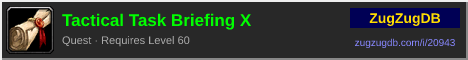 Tactical Task Briefing X: forum signature banner