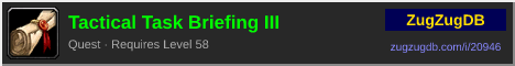 Tactical Task Briefing III: forum signature banner