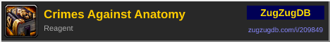 Crimes Against Anatomy: forum signature banner