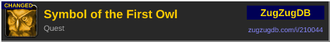 Symbol of the First Owl: forum signature banner