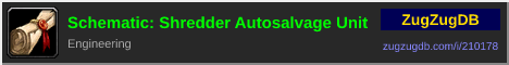 Schematic: Shredder Autosalvage Unit: forum signature banner