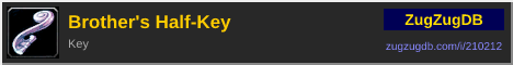 Brother's Half-Key: forum signature banner