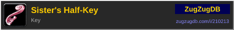 Sister's Half-Key: forum signature banner