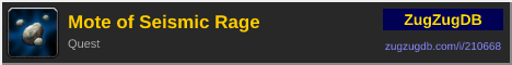 Mote of Seismic Rage: forum signature banner