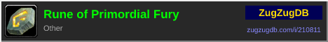 Rune of Primordial Fury: forum signature banner
