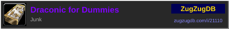 Draconic for Dummies: forum signature banner