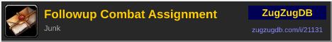 Followup Combat Assignment: forum signature banner
