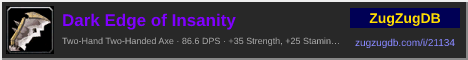 Dark Edge of Insanity: forum signature banner