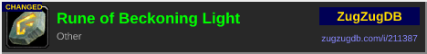 Rune of Beckoning Light: forum signature banner