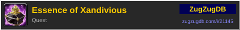 Essence of Xandivious: forum signature banner