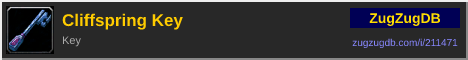Cliffspring Key: forum signature banner