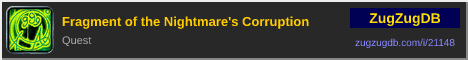 Fragment of the Nightmare's Corruption: forum signature banner