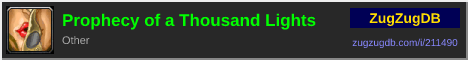 Prophecy of a Thousand Lights: forum signature banner