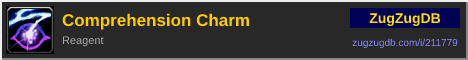 Comprehension Charm: forum signature banner