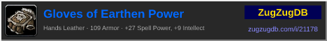 Gloves of Earthen Power: forum signature banner