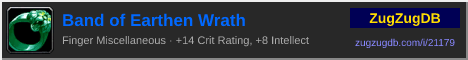 Band of Earthen Wrath: forum signature banner