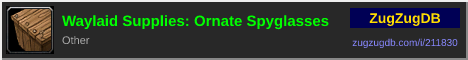 Waylaid Supplies: Ornate Spyglasses: forum signature banner