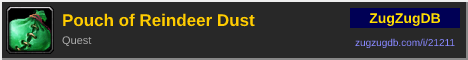 Pouch of Reindeer Dust: forum signature banner