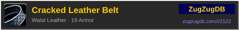 Cracked Leather Belt: forum signature banner