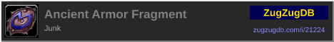 Ancient Armor Fragment: forum signature banner