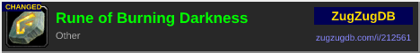 Rune of Burning Darkness: forum signature banner