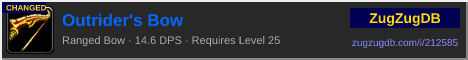 Outrider's Bow: forum signature banner