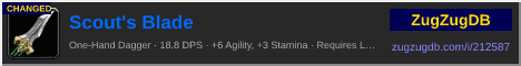 Scout's Blade: forum signature banner