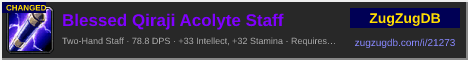 Blessed Qiraji Acolyte Staff: forum signature banner