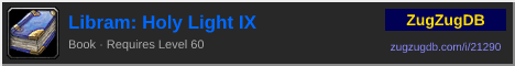 Libram: Holy Light IX: forum signature banner