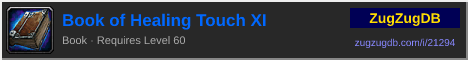 Book of Healing Touch XI: forum signature banner