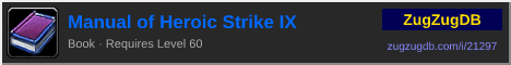Manual of Heroic Strike IX: forum signature banner