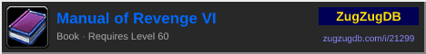 Manual of Revenge VI: forum signature banner