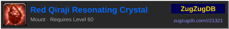 Red Qiraji Resonating Crystal: forum signature banner