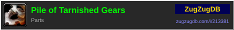 Pile of Tarnished Gears: forum signature banner