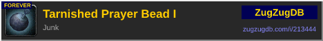 Tarnished Prayer Bead I: forum signature banner