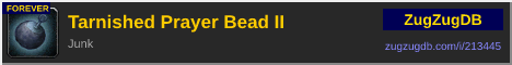 Tarnished Prayer Bead II: forum signature banner