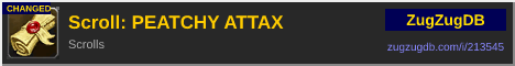 Scroll: PEATCHY ATTAX: forum signature banner