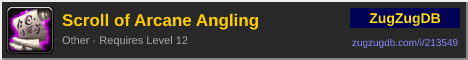 Scroll of Arcane Angling: forum signature banner