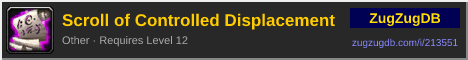 Scroll of Controlled Displacement: forum signature banner