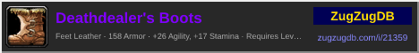Deathdealer's Boots: forum signature banner