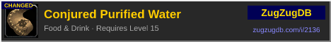 Conjured Purified Water: forum signature banner