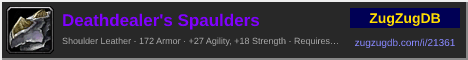 Deathdealer's Spaulders: forum signature banner