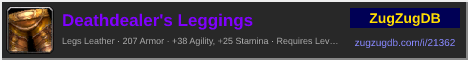 Deathdealer's Leggings: forum signature banner