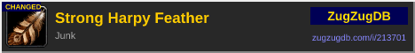 Strong Harpy Feather: forum signature banner