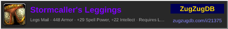 Stormcaller's Leggings: forum signature banner