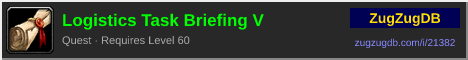 Logistics Task Briefing V: forum signature banner