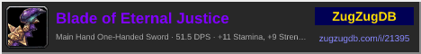 Blade of Eternal Justice: forum signature banner