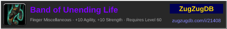 Band of Unending Life: forum signature banner
