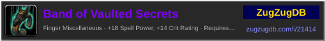 Band of Vaulted Secrets: forum signature banner