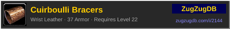 Cuirboulli Bracers: forum signature banner
